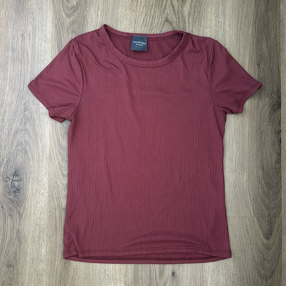 Olivia Rae Ribbed Tee